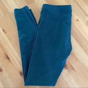 RARE AMERICAN APPAREL⚡️Ribbed Green Leggings